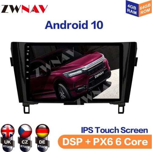 Car Radio For Nissan Qashqai 2016 2017/X-Trail 14-18 Octa Core Android 10.0 Car DVD GPS Navigation Player Deckless Car Stereo