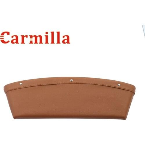 Carmilla Car PU Leather Lichee Pattern Seat Seal Storage Box Mobile Bag For Nissan Qashqai 2010 2011 2012 2013 2014 2015 2016