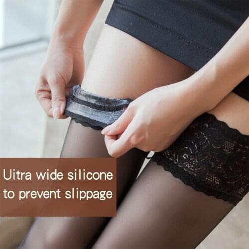 2020 sexy knee high socks designer Nylon lace fish net thigh high socks women transparent High elastic stockings Kawaii socks