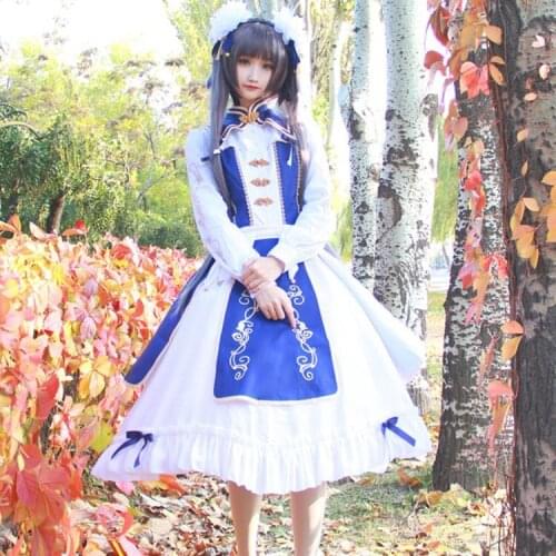 Hot Game Miracle Nikki Dream Of Spring Lolita Dress Daily Colth Cosplay Costume For Women Halloween