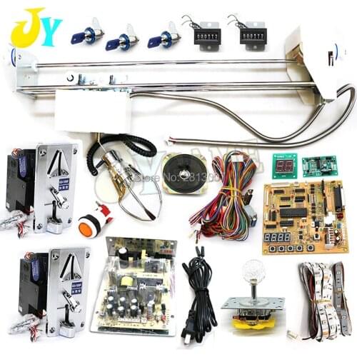 Toy crane machine kit diy for main board wire harness speaker coin acceptor joystick button power supply