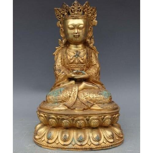 Chinese Temple Bronze Copper Northern Wei Sakyamuni Shakyamuni Buddha Statue
