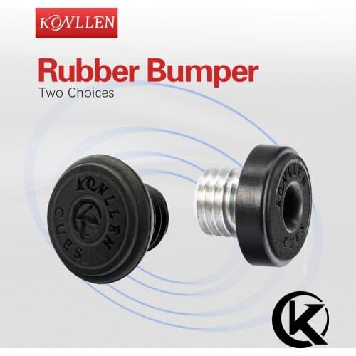 KONLLEN Billiards Pool Cue Bumper Protector Fit Cue Extension Perforated Leather Rubber Bumper Solid Bumper Billiard Accessories
