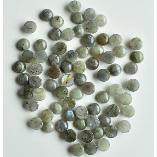 Wholesale 50pcs/lot Fashion good quality natural spectrolite round cabochon beads10mm for jewelry Accessories making free