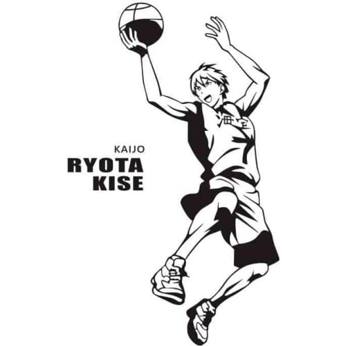 Kuroko no Basket Sticker Anime Cartoon Ryota Kise Car Decal Sticker Vinyl Wall Stickers Decor Home Decoration