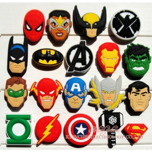 Hot 19pcs PVC shoe charms shoe accessories shoe buckle For wristbands Bands &kids gifts best