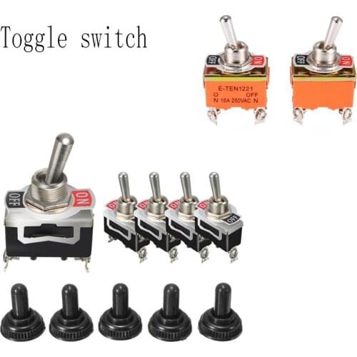 MTS-101 2P/E-TEN/MTS-103 Toggle Switch Single Pole Double Throw ON-OFF Durable 2 Positions (On-Off)
