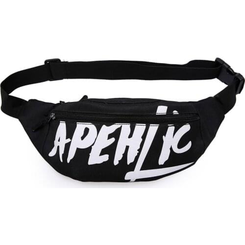 2020 New Tide Brand Women Messenger Bag Canvas Jump Di Bag Fashion Letter Chest Bag Coin Purse Mobile Phone Bag Waist Bag Female