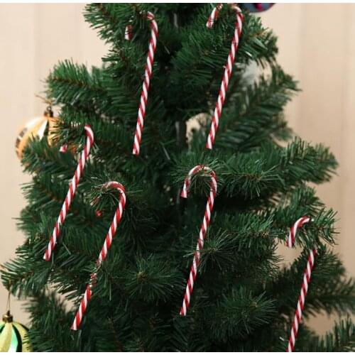 Christmas Acrylic Candy Cane Xmas Tree Hanging Decoration Ornaments Sweet Christmas Tree Display DIY Decorations 15cm