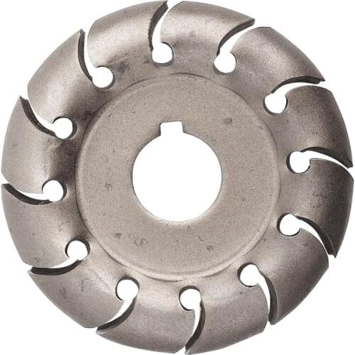 Wood Grinding Wheel 12 Teeth Manganese Steel Woodworking Carving Tool Wood Polishing Disc for Angle Grinder Carving Disc