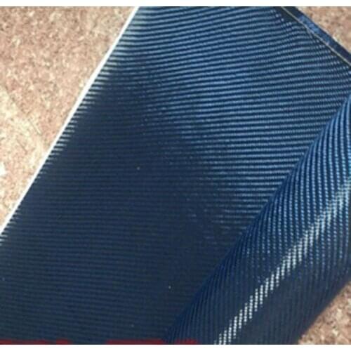 Blue Aramid Carbon Fiber Blended Fabric 200gsm Carbon cloth 50cm*100cm