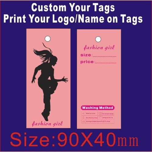 Can be change your logo custom clothes tags ,print your logo on hang tags 500PCS 300gsm Paper , Z1
