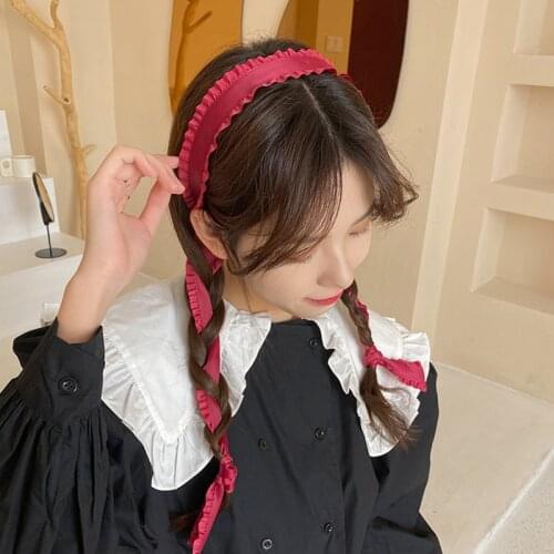1PC Fashion Cloth Hair Band For Female Woman Wild Pressing Hair Washing Face Streamer Headband Bezel Headdress Hair Accessories