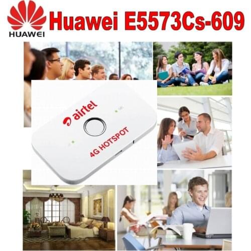 100pcs/lot Unlocked 150Mbps LTE FDD 4G Pocket WiFi Router Huawei E5573 E5573Cs-609