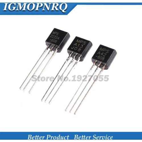 100pcs MPSA42 MPSA13 MPSA18 MPSA92 Z0103MA Z0607MA BT169D BT131-600 Z0103 Z0607 0607MA 131-600 A42 A13 A92 0103MA transistor
