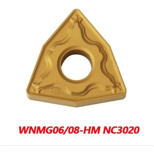 100% WNMG WNMG060404-HM NC3020 WNMG060408 WNMG080404 WNMG080408 Carbide Insert Blades Lathe Fitting Blade Efficient And Durable