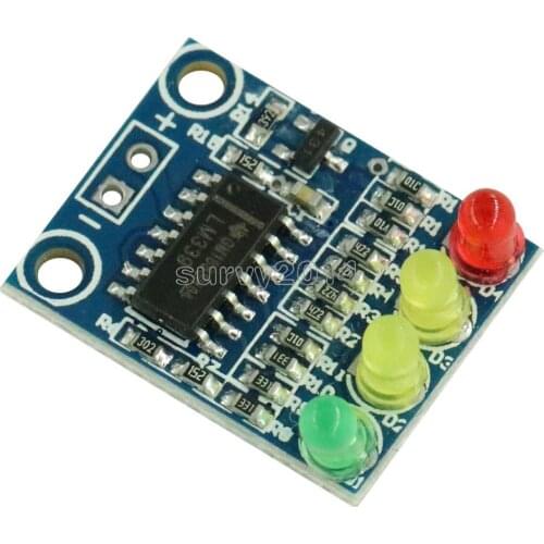 12V Electric Quantity 4 Power Indicator Battery Detection Module For Arduino New