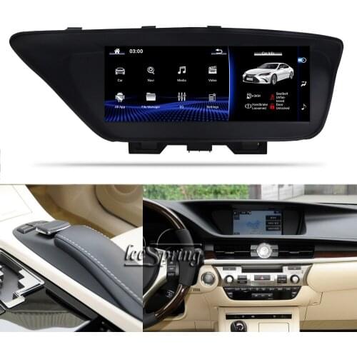 10.25"Car multimedia Player for LEXUS ES300 250 350 GPS Navigation (2013-2018 Car with jog Remote system) left-hand drive