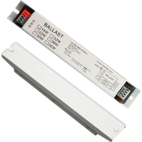 220-240V AC 2x36W Wide Voltage Electronic Ballast Fluorescent Lamp Ballasts Q84D