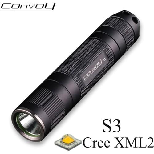 Flashlight Convoy S3 with Cree XML2 Linterna LED Torch Flash Light 18650 Lanterna Fishing Camping Light Bicycle Work Lamp