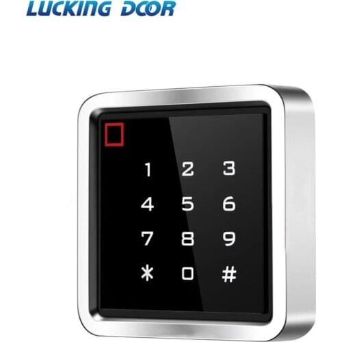 IP65 Waterproof Touch 125Khz Rfid Access Control With 2000 Users RFID Door Access Control System Metal touch Keypad