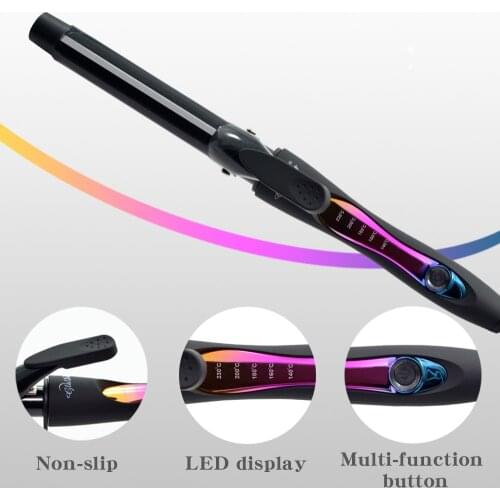 Ceramic Hair Curler 9 mm Wand Curling Iron Professional Hair Curlers With Dual Voltage