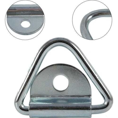 Forged Tie Down Rings Rustproof Securing Triangle Hook D Shape Truck Trailer Lashing Load Kayak Tool Car Stainless Steel