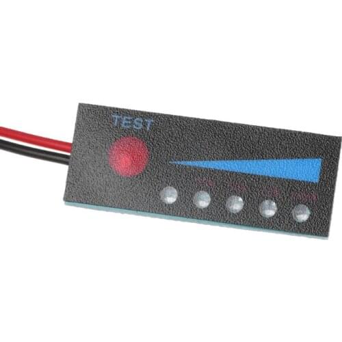3.7V Lithium Battery Power Level Indicator Module Lithium Capacity for Led Voltage Display