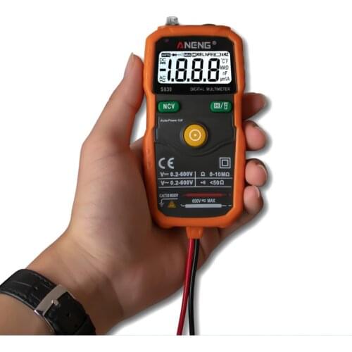 Digital Handheld Multimeter Tester Portable Ammeter Voltmeter Frequency NCV Electricians Tool Household Line Inspection Tools