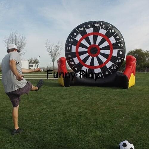 Commercial Use Inflatable Dart Game, Inflatable Soccer Darts, Football Darts Board With Balls Soccer Dart Game