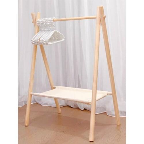 Plastic Hangers For Clothes Pet Pearl Design Hanger Dog Cat Clothes Rack Pet Mini Hangers Wardrobe Coat Rack Storage Rack ZA406