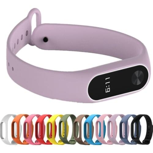 For mi band 2 Strap Bracelet Accessories Pulseira Miband Replacement Silicone Wriststrap Smart Wrist for Xiaomi Mi Band 2 Strap