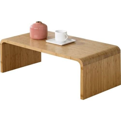 Solid wood bay window table small apartment and chair simple modern Japanese tatami coffee tea