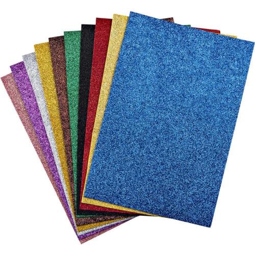 Tonar 10'Lu Silvery Non-Adhesive Eva Papers Hand Handwork Supplies School Supplies Stationery Product Types DIY