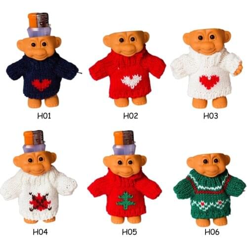 Vintage Carton Cute Troll Doll Lighterholder Lighter Holder Toys Rubber Lighter Case Hold Gift For Men Women Lighter Shell Case