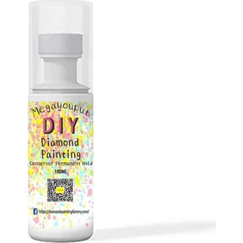 Diamond Painting Protector for Permanent Retention and Gloss Effect Sealer Suitable for All Diamond Painting 100ml