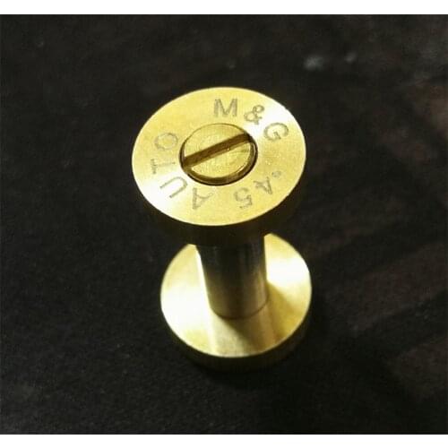 3pcs/lot,20mm x 5mm Stainless steel Knife Handle Flat head hex Chicago Screws Suitable for5mm hole