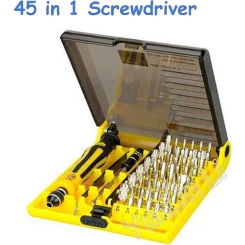 6 Sets 45 in 1 Screwdriver Professional Hardware Tool Kit JK-6089B