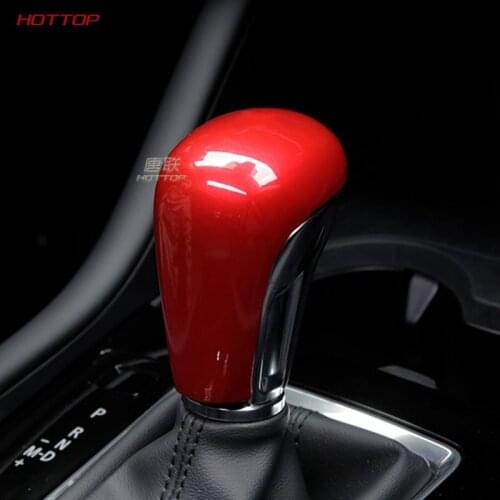 ABS Red Gear Shift Shifter Knob Cover for Mazda 3 axela 2020