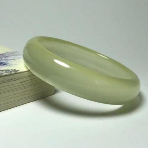 Ice Jade Bracelet Natural Genuine Certified Jade Bangles Hand-carved Jewelry Lucky Amulet Gifts For Women Men Jade Accessories