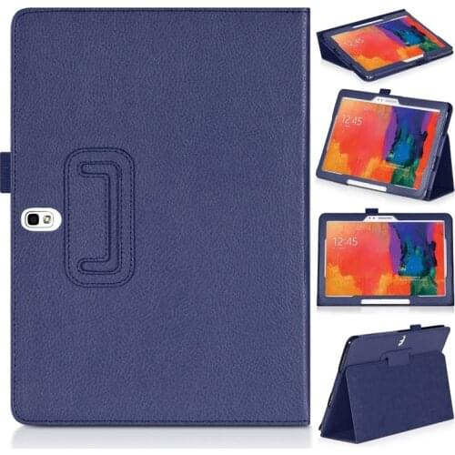 Cover for Samsung Galaxy Note 2014 Edition 10.1" Folding Stand PU Leather Cover for Samsung galaxy Tab pro 10.1 T520 T521 T525