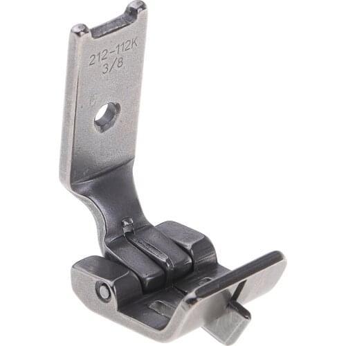 GGATC 3/8 Open Seam Guiding Foot For Industrial Needle Feed Double Needle Machines