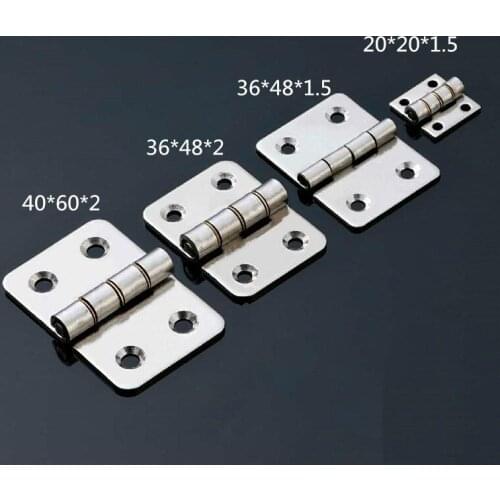 JD 1.5 Inch Widened Thick 2mm 304 Stainless Steel Hinge 36*48*2 Industrial Hinge 40*60*2 Hinge