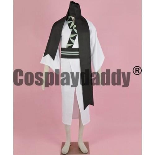 Pocket Monsters Unova Elite Four Grimsley Kimono Set Halloween Anime Cosplay Costume F006