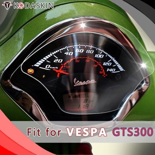 KODASKIN for VESPA GTS300 TPU Hydraulic Instrument Cluster Scratch Protective Speedometer Film Screen Protector Sticker
