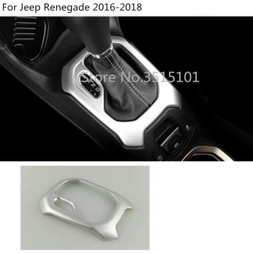 Car cover body stick middle front Shift Stall Paddle cup lamp frame trim 1pcs For Jeep Renegade 2016 2017 2018 2019 2020