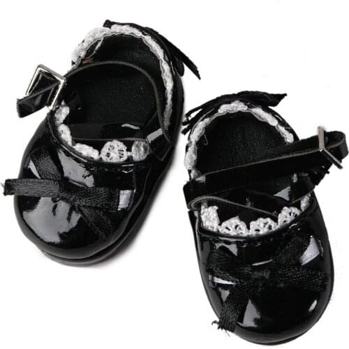 [wamami] 1/6 Black Bow Lace BJD SD DOD AOD Dollfie Doll Shoes