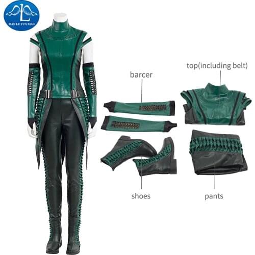 ManLuYunXiao GOG Cosplay Costume Mantis Cosplay Costume Halloween Mantis Costume For Women Custom Made