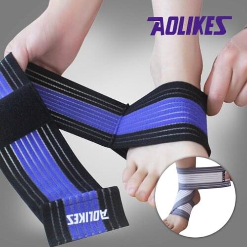 New One Piece Quality Ankle Support Spirally Wound Bandage Volleyball Basketball Ankle Orotection Adjustable Elastic Bands