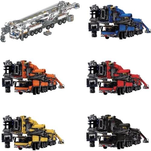 New RC Motor Power Functions Crane LTM11200 Fit MOC-20920 Kits Building Blocks Bricks Toy Gift Birthday Xmas